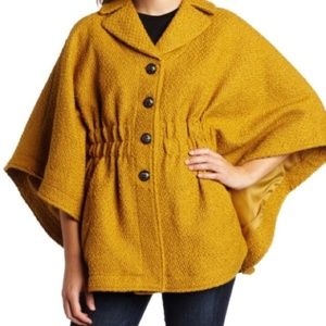 Steve Madden Textured Cape Jacket
